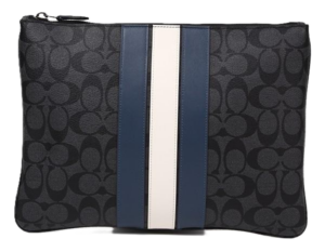 Tui Coach Bag in Signature Canvas Varsity Stripe 'Black' F26071-N3C