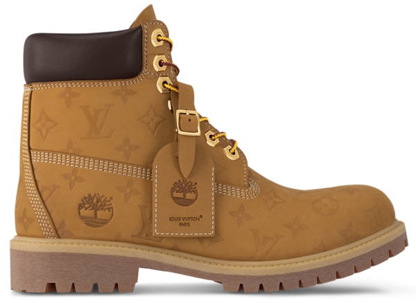 Giày Louis Vuiton 6-In Ankle x Timberland 'Brown' 1AD7YN