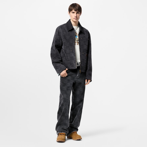 Giày Louis Vuiton 6-In Ankle x Timberland 'Brown' 1AD7YN - Hình ảnh 3