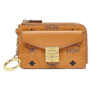 Vi MCM Tracy Zip Card Visetos 'Cognac' MYABAPA01CO001