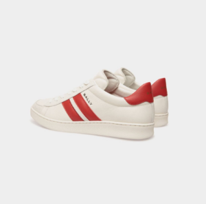 Giay Bally Tennis Sneaker 'White Red' 6308133