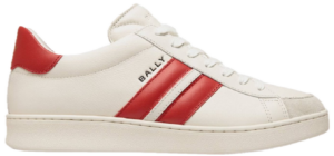 Giay Bally Tennis Sneaker 'White Red' 6308133