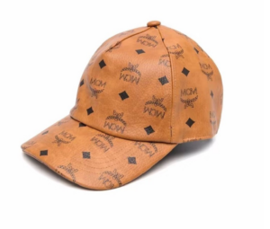 Mu MCM Printed Canvas Baseball 'Brown' MECBAMM01CO