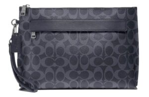 Tui Coach Carryall Pouch In Signature Canvas 'Denim' F29508-QBDEN