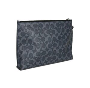 Tui Coach Carryall Pouch In Signature Canvas 'Denim' F29508-QBDEN