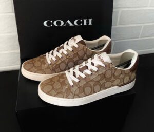 Giay Coach Clip Low Top Sneaker 'Saddle' G4967-KH