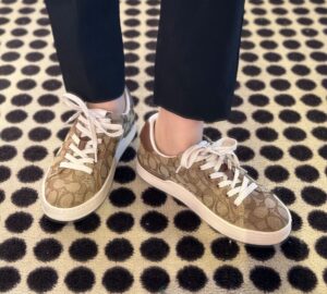 Giay Coach Clip Low Top Sneaker 'Saddle' G4967-KH