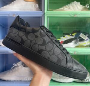 Giay Coach Clip Low Top Sneaker 'Charcoal' G4949-CQBK