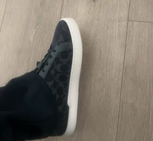 Giay Coach Clip Low Top Sneaker In Signature Denim 'Black Denim' CP766-DRJ