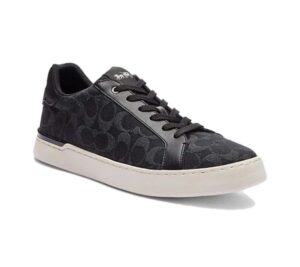 Giay Coach Clip Low Top Sneaker In Signature Denim 'Black Denim' CP766-DRJ