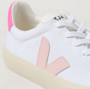Giay Veja Campo Canvas 'White Light Pink' CA0103499