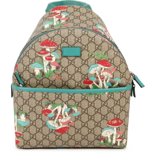 Balo Gucci GG Logo Mushrooms Print 'Beige' 271327-2DGCN-8300