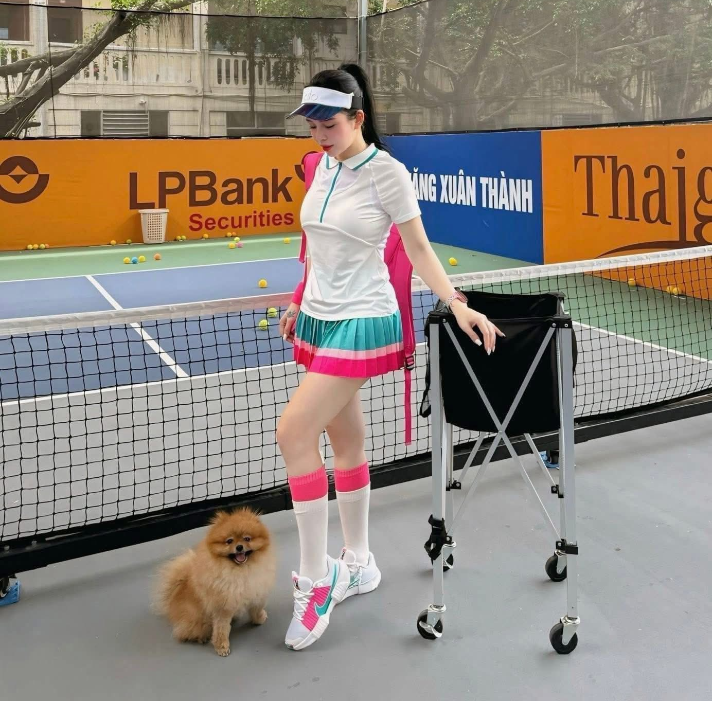 Alternative view of Giày Nike Air Zoom Challenge 'White Pink Retro' FQ4155-101