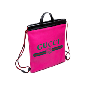 Balo Gucci Logo Print Drawstring 'Pink' 523586-0GCBT-8841