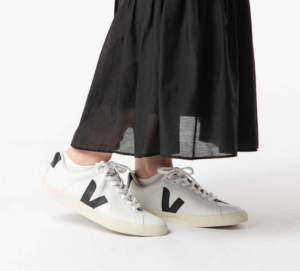 Giay Veja Esplar Leather 'White Black' EO0200005