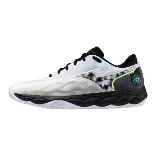 Giày Mizuno Wave Enforce Coat Wide AC 'Black White' 61GA2430 - Hình ảnh 2