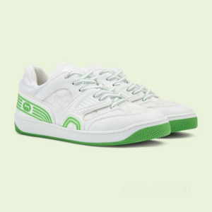 Giay Gucci Basket 'White Green' 700290-2SHG0-9089