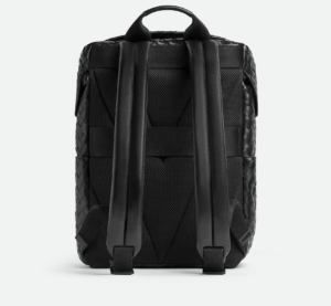 Balo Bottega Veneta Intrecciato Flap 'Black' 766580V2HL28966