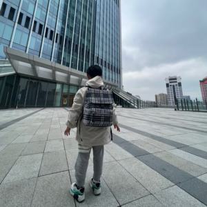 Balo Burberry Logo Checkerboard 'Blue' 80485581