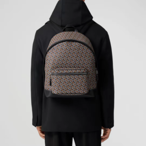 Balo Burberry Monogram Print 'Black Orange' 80590641