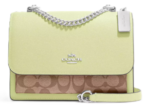 Tui Coach Klare Crossbody Signature Canvas 'Pale Lime' 91019-IMCBI