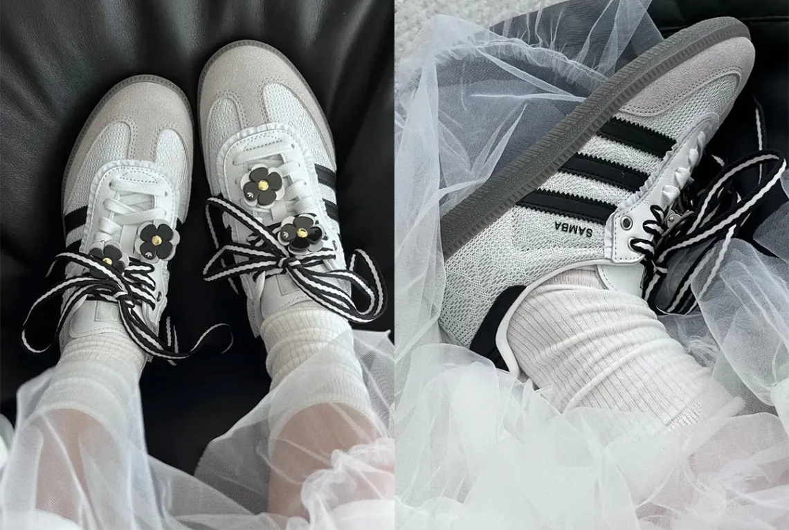 adidas Samba "Lace": Điệu Ballet uyển chuyển trên sân đấu thể thao Hinh anh 1: adidas Samba "Lace": Dieu Ballet uyen chuyen tren san dau the thao