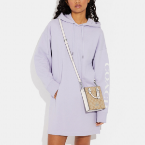 Tui Coach North South Mini Tote In Signature Canvas 'Light Khaki' CJ494-SIGHA