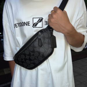 Tui Coach Warren Mini Belt 'Black' CJ707-QBO4G