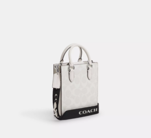 Tui Coach North South Mini Tote In Signature Canvas 'White' CP011-SVVS5