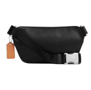 Tui Coach Mini Belt Bag In Signature Denim 'Black' CQ186-SVBK