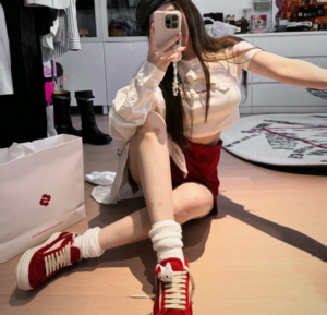 Giay Rick Owens Calfskin 'Red' RO01D2888LHLLVS-311