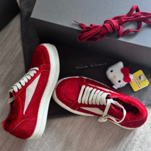 Giay Rick Owens Calfskin 'Red' RO01D2888LHLLVS-311