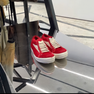 Giay Rick Owens Calfskin 'Red' RO01D2888LHLLVS-311