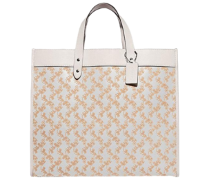 Tui Coach Field Tote Bag 40 With Horse 'Pink' C6612-CHK