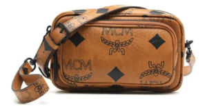 Tui MCM Mini Aren Wristlet in Maxi 'Cognac' MMRDATA02CO001