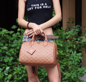 Tui MCM Medium Ella Boston Bag 'Cognac' MWBESEA07CO001