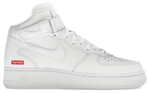 Giay Nike Air Force 1 Mid x Supreme 'White' FZ8784-100