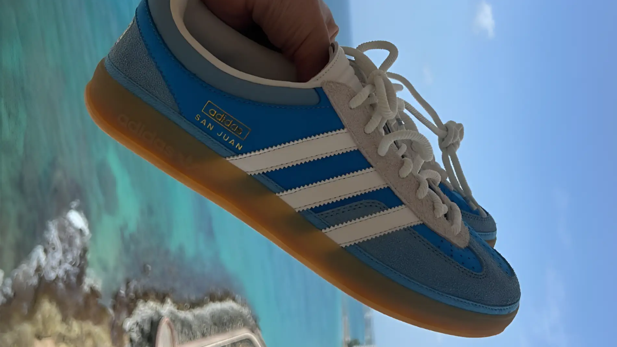 Bad Bunny lại "chinh phục" giới sneaker với San Juan Gazelle Hinh anh 3: Bad Bunny lai "chinh phuc" gioi sneaker voi San Juan Gazelle