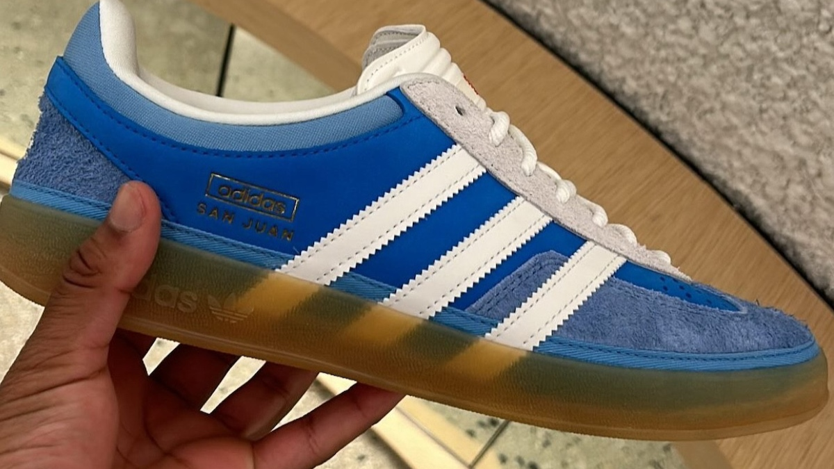 Bad Bunny lại "chinh phục" giới sneaker với San Juan Gazelle Hinh anh 2: Bad Bunny lai "chinh phuc" gioi sneaker voi San Juan Gazelle