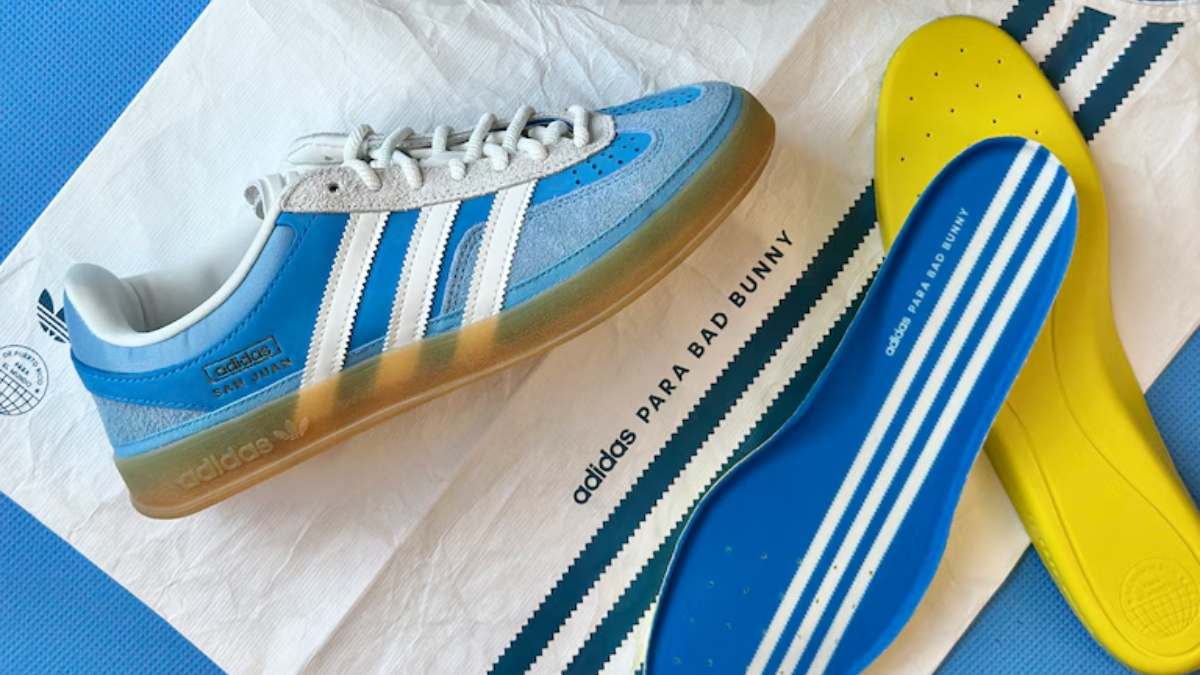 Bad Bunny lại "chinh phục" giới sneaker với San Juan Gazelle Hinh anh 5: Bad Bunny lai "chinh phuc" gioi sneaker voi San Juan Gazelle