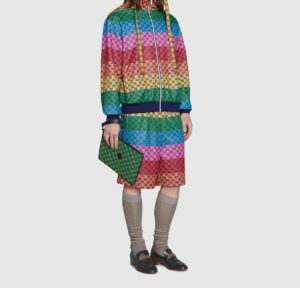 Tui Gucci Canvas Patchwork 'Forest Green' 657581-2UZAN-3368