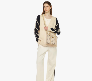 Tui MCM Toni Shopper In Visetos 'Beige' MWPAATN04I8001