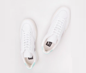 Giay Veja V-12 Leather Sneaker 'White Mint' XD022154-W