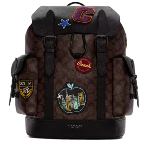 Balo Coach Hudson In Signature Canvas 'Souvenir Patches' C6633-QBMAA