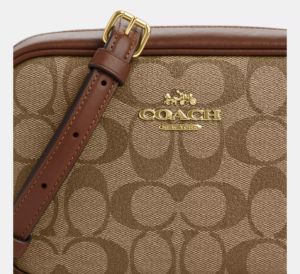 Tui Coach Jamie Signature Canvas 'Khaki Saddle' CQ874-IME74