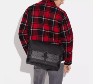 Tui Coach Hudson Messenger Bag 'Black' CB842-QBMI5