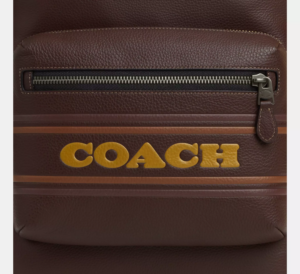 Balo Coach West Backpack With Stripe 'Gunmetal' CG995-QBMAA