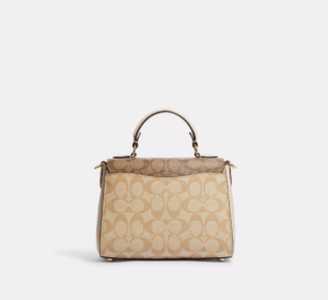 Tui Coach Morgan Top Handle Satchel Canvas 'Light Khaki' CH314-IMOT4