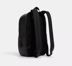 Balo Coach Edge Backpack In Signature 'Black' CM024-QBMI5