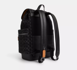 Balo Coach Sprint In Signature Denim 'Black' CO933-SVBK